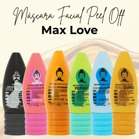 Máscara Facial Peel Off Max Love 50g Atacado