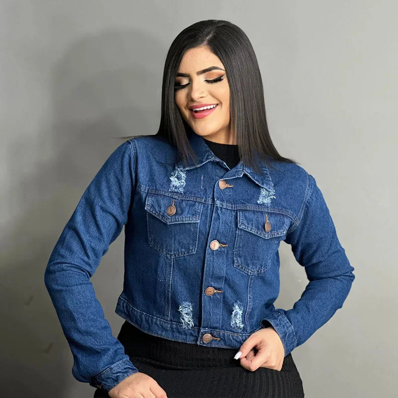 Jaqueta Jeans Feminina Atacado