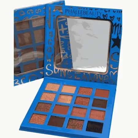 PALETA DE SOMBRAS BLUE PHALLLEBEAUTY COSMETICS Atacado