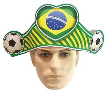 275 CHAPEU PIRATA BRASIL C/1 Atacado