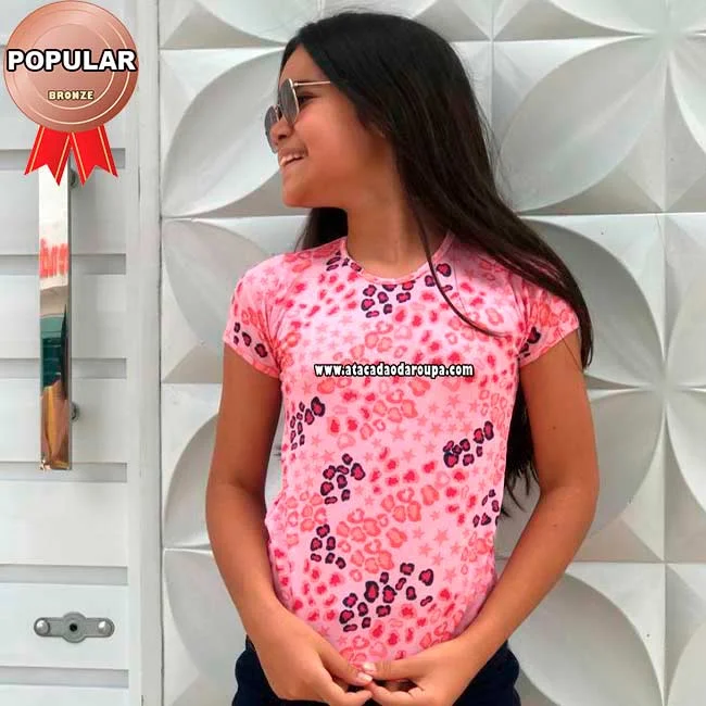 Blusa Juvenil Microfibra Atacado