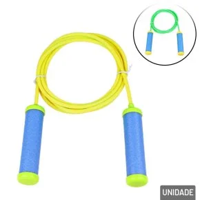 Pula Corda 2,5m de Plástico Color Atacado