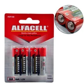 Pilha AA 4 Peças Comum Atacado