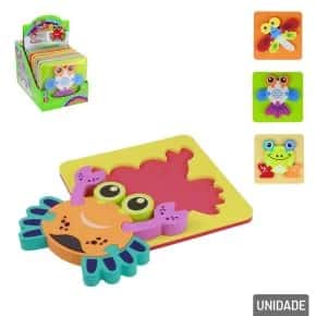 Quebra Cabeça de EVA para Banho Animais Sortidos Atacado