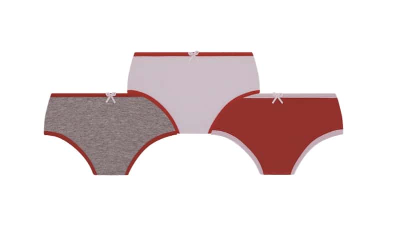 Calcinha Lobinha Infantil Básica 18101-089 Kit C/3 Atacado