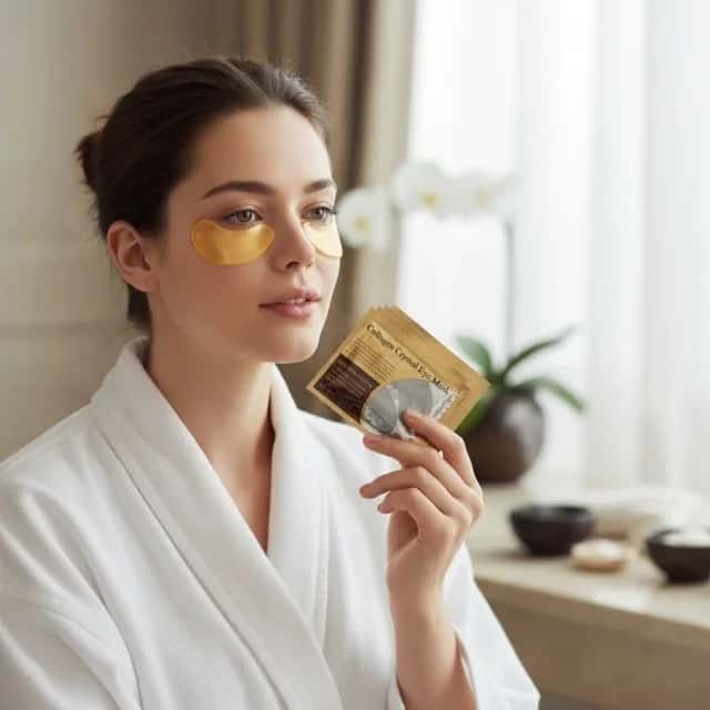 Kit C/50 Máscaras para Olhos com Colágeno Atacado