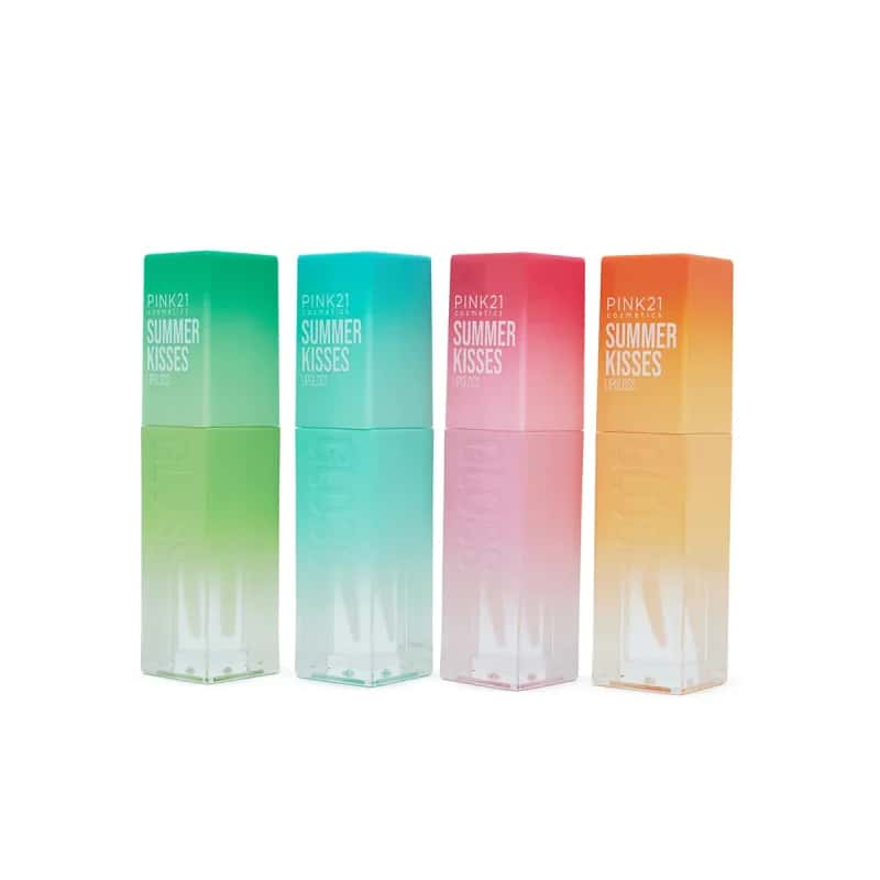 Lip Gloss Summer Kisses Cor 1 a 4 10ml Pink 21
