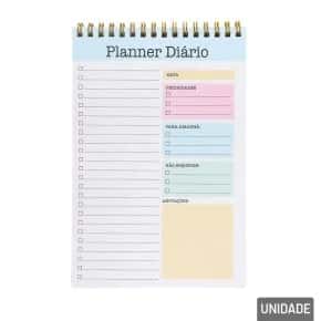 Planner Diário 50 FL Espiral Capa Dura Atacado