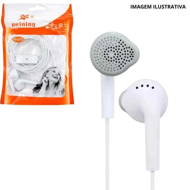 FONE C/MICROFONE PEI-EP-36 PEI-EP35 Atacado