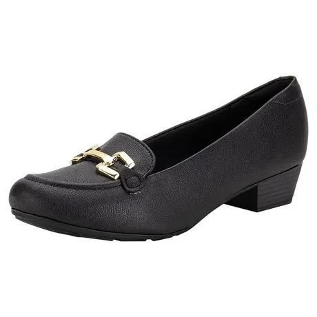 Sapato Feminino Salto Grosso Modare 7032542 Preto Atacado