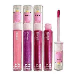 Discoteen - Brilho Labial No Stress Ursinho HB102529 - 6 Und ( Validade: 11/2026 ) Atacado para Revenda