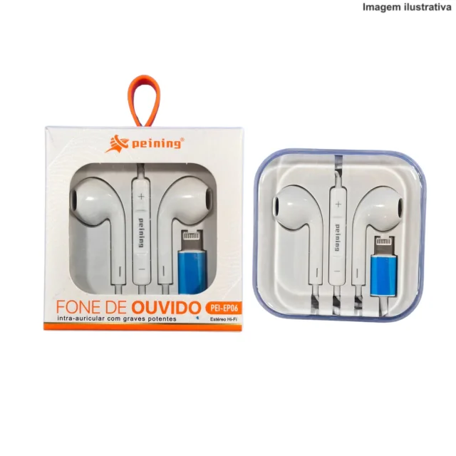 FONE DE OUVIDO IOS BT PEI-EP06 PEINING Atacado