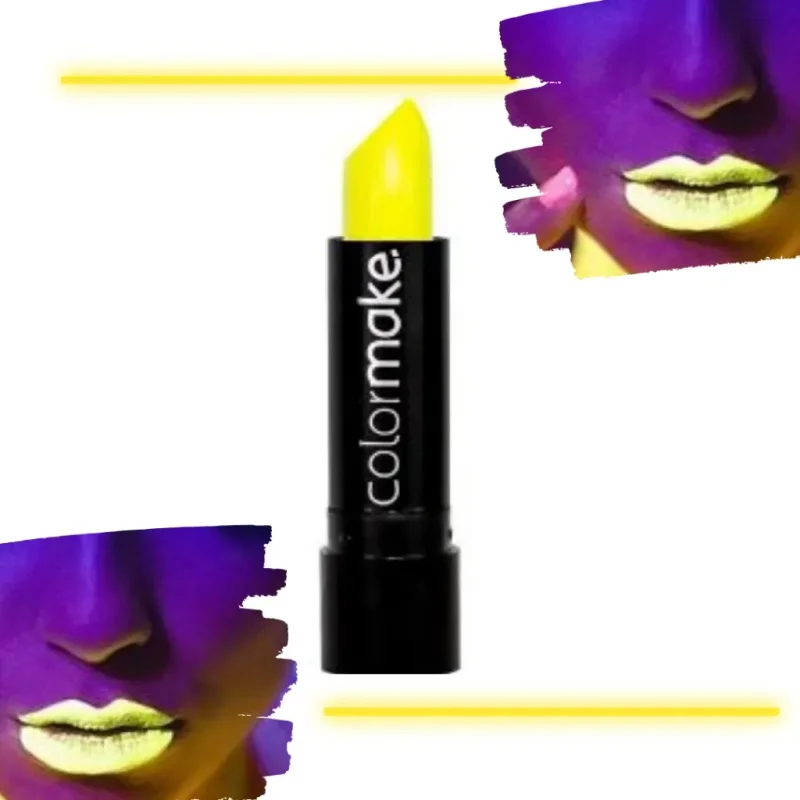 3211 BATOM AMARELO FLUOR COLOR MAKE Atacado
