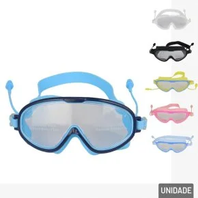 Óculos de Natação Infantil Visor Largo Color Atacado