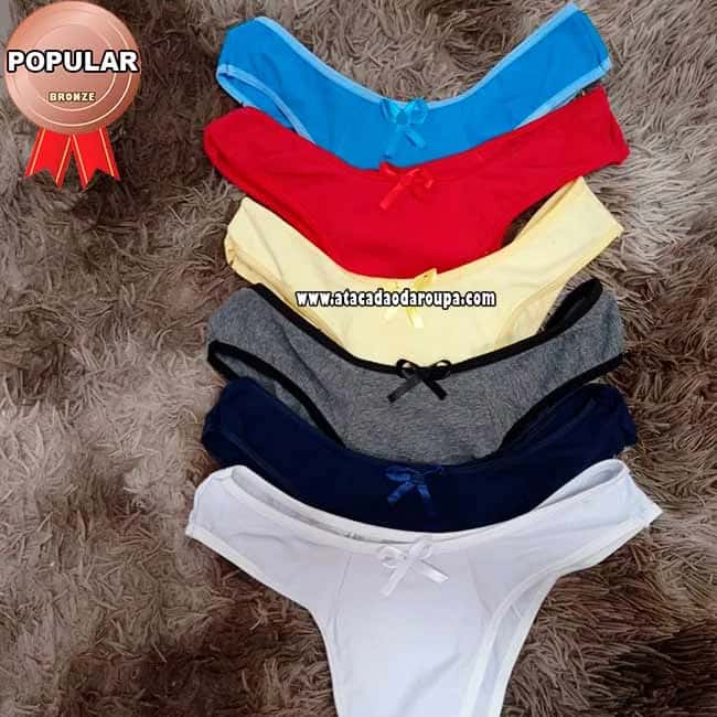 Calçinha de Cotton Adulto Atacado