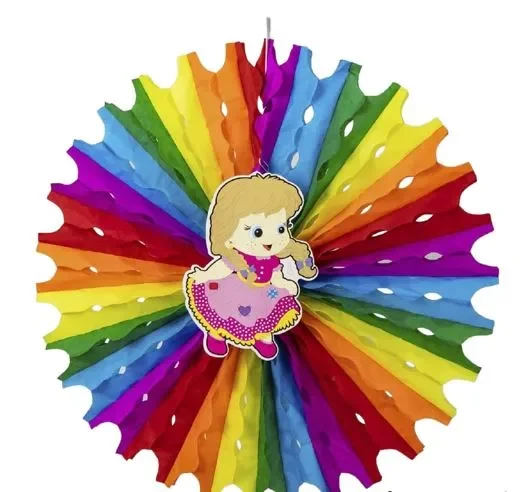 FJE7 CIRCULO COLORIDO - MENINA Atacado