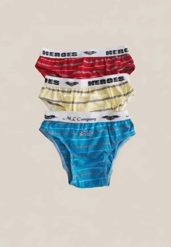 Cueca Infantil Listrada Atacado