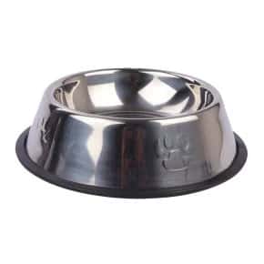 Comedouro de Inox Antiderrapante M 21,5cm Atacado