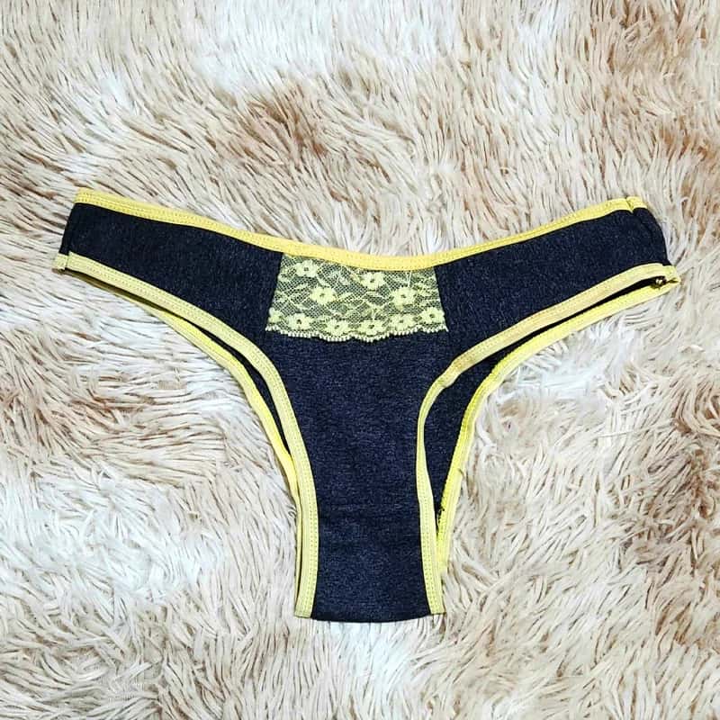 Calçinha de Cotton Com Renda Atacado