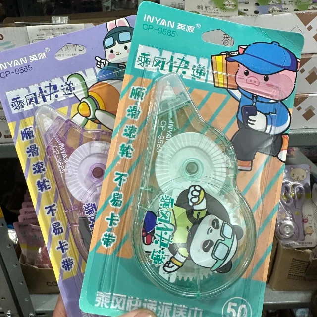 Lote C/6 Corretivo Gigante Atacado Papelaria Kawaii Fofa