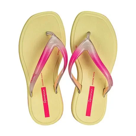 Chinelo Infantil Feminino Glow Trendy Ipanema 27422 Amarelo Atacado