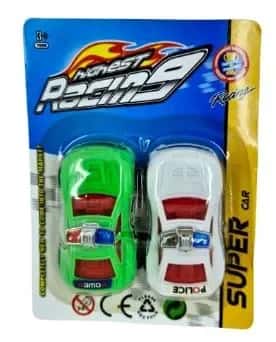 LV0026 CARRINHO POLICE FRICCAO NA CARTELA C/2 Atacado