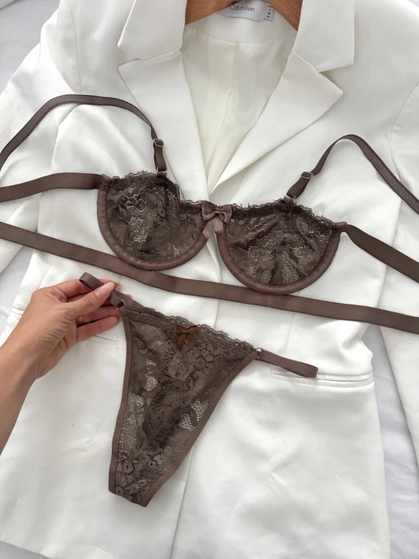 Conjunto Las Vegas Castanho Atacado