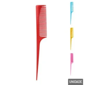 Pente para Cabelo Fino de Plástico Color Atacado