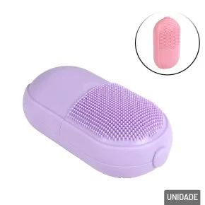 Massageador Facial de Silicone 12,5cm Gelo Color Atacado