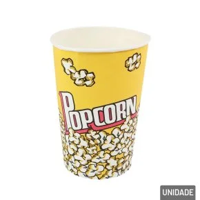 Balde de Pipoca Papel 17,5x12m Popcorn Atacado