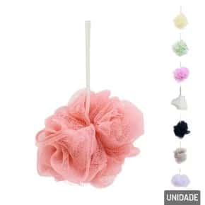 Esponja de Banho Poliéster 10cm Color Atacado