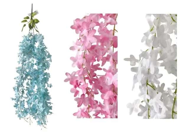 03973 PENDENTE DE GLICINIA X4 83CM Atacado