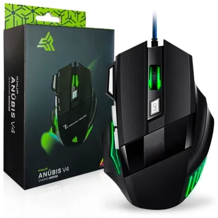 Mouse Gamer Usb 2400 Dpi com Led 7 Botões Knup - KP-V4 Atacado