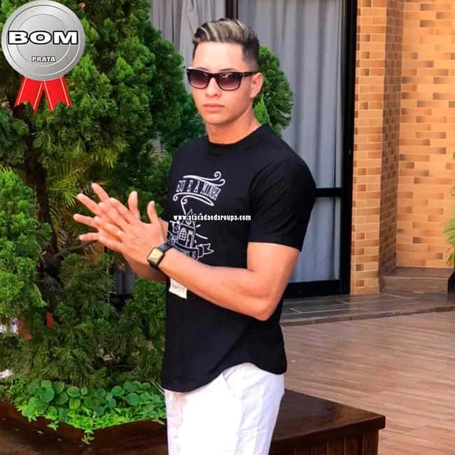 Camisa Longline Masculina Algodão Atacado