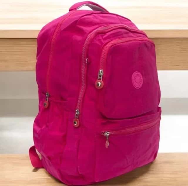 Kit C/6 Mochila Tactel Cor solidas Atacado Mochila -