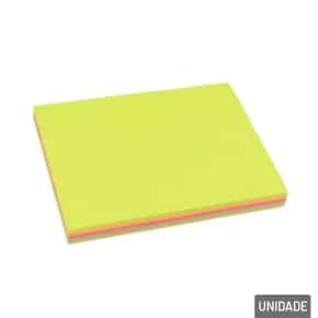 Bloco de Anotações Adesivo 100 FL Colorido Atacado