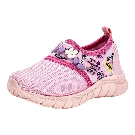 Tênis Infantil Feminino Nayarinha 396 Rosa Atacado