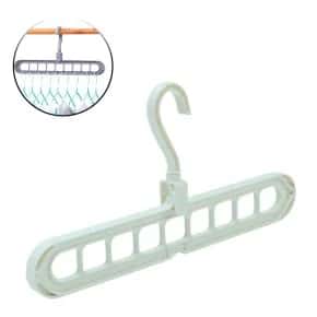 Cabide de Plástico 9 Divisórias Multifuncional Atacado