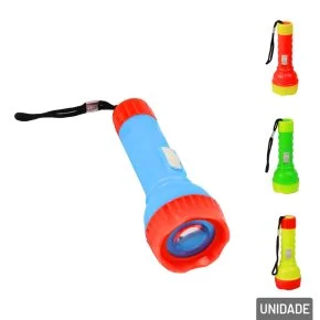 Mini Lanterna à Bateria 9cm LED Color Atacado