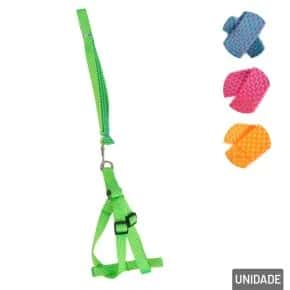 Guia para Pet com Peitoral Ajustável 118cm Color Atacado