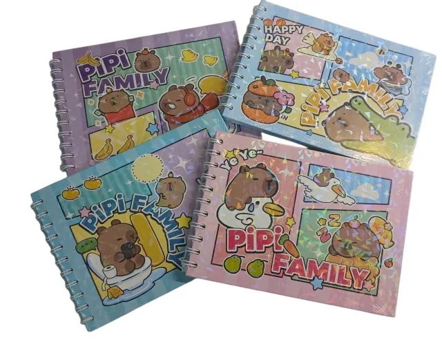 Kit C/12 Livros de Colorir tema Capivara tamanho padrão Promoção Atacado