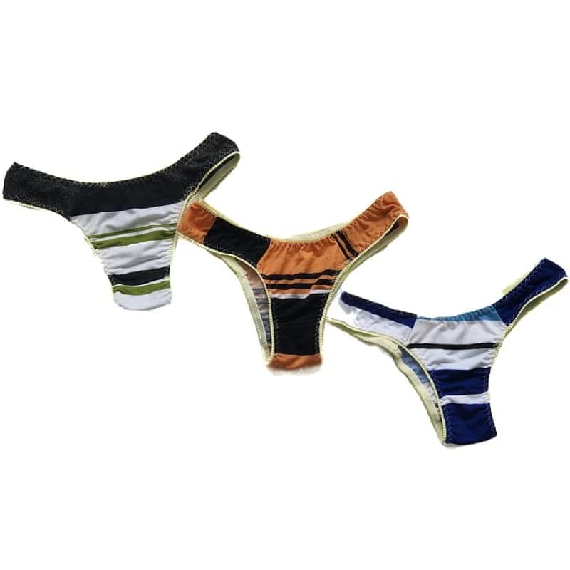 Calcinha Feminina Adulta Listrada Atacado