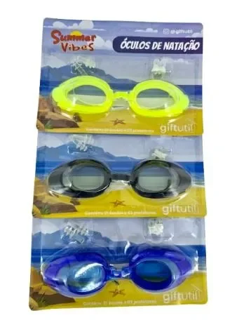 GU5251 OCULOS DE NATACAO COLOR CARTELA Atacado
