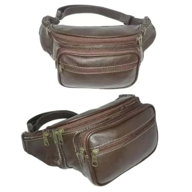 Kit C/6 Pochete de Couro Carteira Atacado