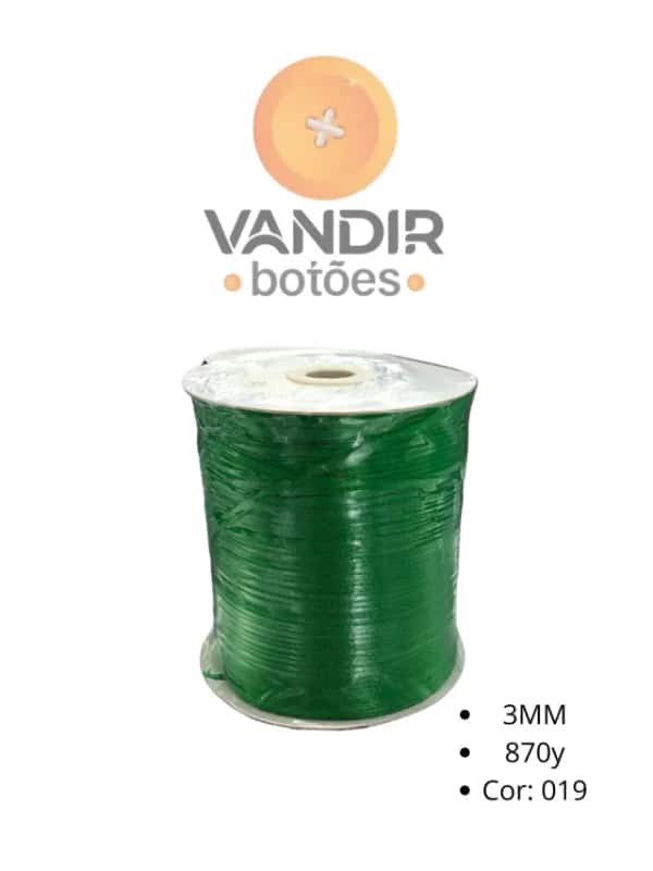 Fita de cetim 3mm C/ 870 jardas (785 metros) Atacado