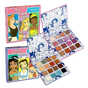 Fenzza - Paleta de Sombras Princesa Cartonada DIS130 - 06 Und Atacado para Revenda